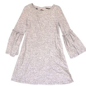 GIRLS BELL SLEEVE SWEATER DRESS